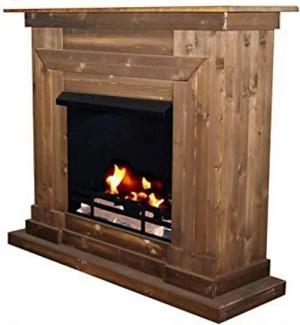 Kaminbau Mierzwa Echtfeuer-Dekokamin Berlin (Deluxe, Brenngel & Bio-Ethanol Kamin inkl. regulierbarer Brenner & Zubehör), Farbwahl, Gelkamin, Ethanolkamin, Kaminofen, Bodenkamin