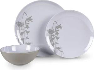 Kampa Dometic Geschirr-Set Melamin Geschirr Set 12 tlg. Meadow 4 Personen (12-tlg)