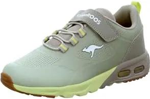 KangaROOS Jungen Kx-Bases Ev Sneaker, Desert Sage White, 37 EU