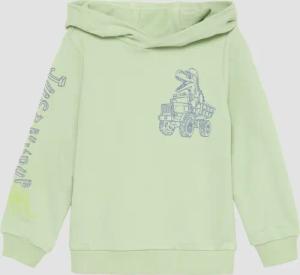 Kapuzen-Sweatshirt aus Baumwollmix mit Front- und Ärmelprint