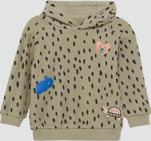 Kapuzen-Sweatshirt mit Struktur und Öhrchen