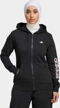 Kapuzenjacke Damen - schwarz