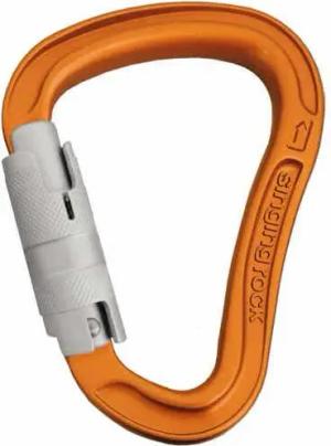 Karabiner HMS Singing Rock Bora Triple Lock Dural 68 g Birnenform Keylock