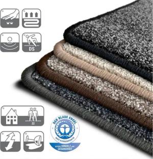 Karat Veloursteppich Toulon, Teppichläufer in vielen Größen, Teppich in vielen Farben, rechteckig, Höhe: 10 mm