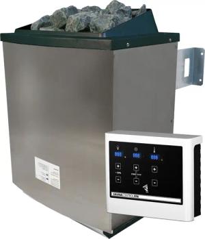 Karibu  Saunaofen 9 kW SET mit Steinen und Steuerung Easy Finnisch