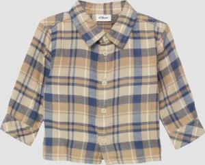 Kariertes Flanellhemd im Regular Fit