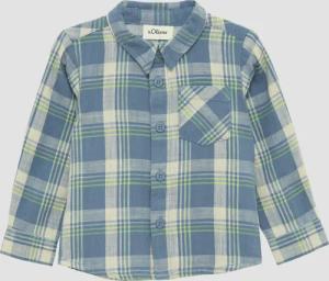 Kariertes Hemd in Leinenoptik