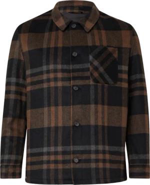 Kariertes Overshirt mit Eingrifftaschen