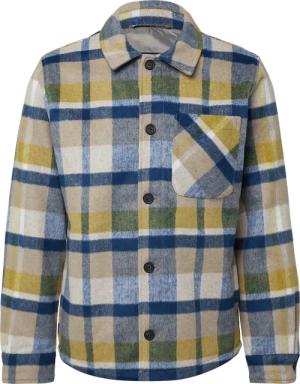 Kariertes Overshirt mit seitlichen Eingrifftaschen