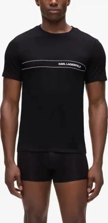 Karl Lagerfeld - Pyjama-Geschenkset mit Logo - Größe XL - schwarz