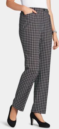 Karohose - marine / kariert - Gr. 265 von Goldner Fashion