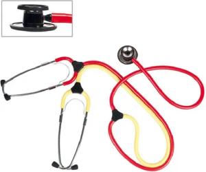 KaWe Stethoskop Schwestern-Lehr-Stethoskop, (Top-Set, Leichtes Eigengewicht, Auswechselbare Membran), Didaktisches Lehr-Stethoskop, Gute Klangübertragung