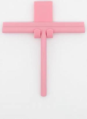 KAWENTSMANN Duschabzieher KLARA, 100 % Silikon, ohne Gummilippe, modernes Design, schimmelresistent