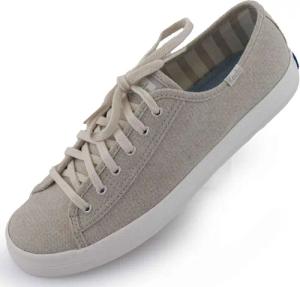Keds Damen Sneaker Wms Kick Start Mini Canvas Beige 37.5