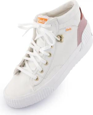 Keds Demi Mid Leather Damen Sneaker Weiß Gr. 39