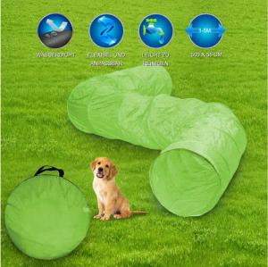 KEINerlei® Agility-Tunnel Hundetunnel 500x55cm Heringe Transportasche Hunde Agility Spieltunnel, Nylon, 001 12 x Heringen