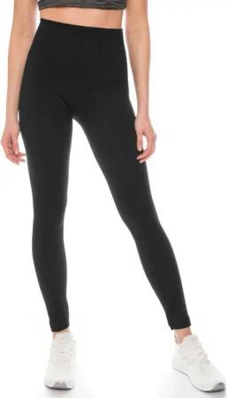 Kendindza Collection Leggings Fleece Rippstrick Winter Thermo leicht wärmend Thermoleggings High-Waist, stretch, leichtes Innenfleece