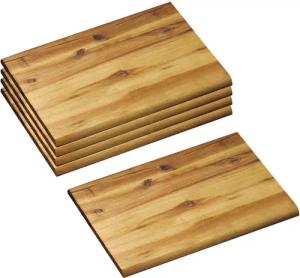 Kesper Frühstücksbrett 5 Stück Schneidebrett, Akazienholz - 32 x 21cm, Holz, (5-St)