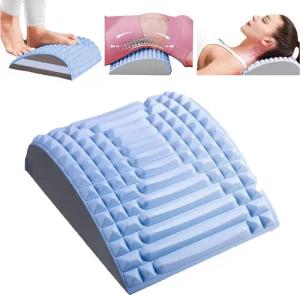 Keyura Rückenstabilisator Rückenmassagegerät und Nackenstrecker 4 in 1 Rückenstrecker Massage (Gezielte Schmerzlinderung,Haltungskorrektur,Robust & pflegeleicht, Fördert Entspannung, steigert die Durchblutung und reduziert Stress), Für Nacken, oberen und 