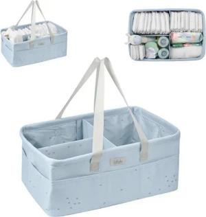 Kikkaboo Wickeltasche Wickeltasche, Windelorganizer (1-tlg), faltbar Griffe abnehmbare Trennwand