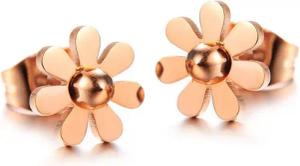 Kim Johanson Paar Ohrstecker Gänseblümchen (2-tlg), Edelstahl