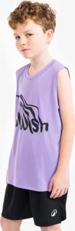 Kinder Basketball Trikot ärmellos ‒ TS500 Fast violett