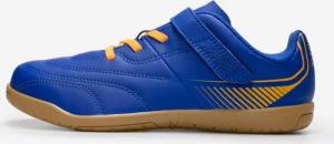 Kinder Fußball Hallenschuhe Futsal mit Klettverschluss - 100 blau
