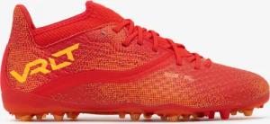 Kinder Fußball Nockenschuhe MG/AG mit Schnürung - VIRALTO III Ice Flame rot