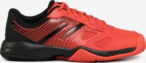 Kinder Padelschuhe mit Schnürung - Kuikma PS 500 rot/schwarz