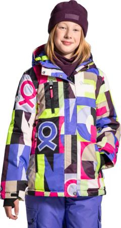 Kinder Skijacke warm  ZL4 bunt