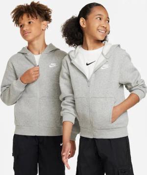 Kinder-Sweatshirt mit Reißverschluss und Kapuze Nike Club Fleece LBR