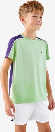 Kinder Tennis T-Shirt - TTS Dry Jr Rundhals grün