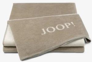 Kinderdecke Joop Kuscheldecke 150 x 200 cm Baumwollmischung Sand Pergament, JOOP!, geketteltem Zierstich