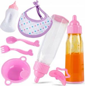 Kinderplay Dolls & Strollers Puppen Schnuller Fütter-Set für Puppen – Magische Flaschen – Rollenspiel, (Set)