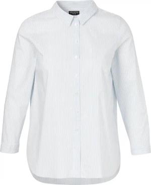 Klassische Hemdbluse Baumwoll-Stretch längsgestreift