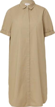 Kleid aus Popeline mit Eingrifftaschen im Relaxed Fit