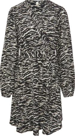 Kleid in Wickeloptik