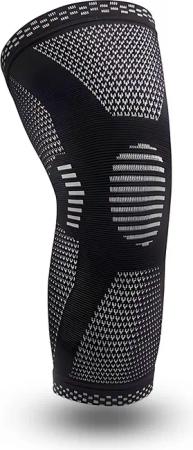 Kniebandage mit Kompression – elastisch, rutschhemmende Silikonstreifen