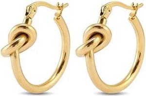 KNOTEN Creolen in 25mm von Elektropulli