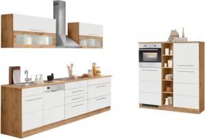 KOCHSTATION Küchenzeile KS-Wien, Breite 440 cm, wahlweise mit E-Geräten und Induktion