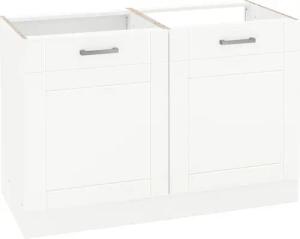 KOCHSTATION Spülenschrank KS-Tinnum 120 cm breit, MDF-Fronten, Metallgriffe, inklusive Einbauspüle