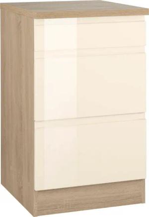 KOCHSTATION Unterschrank KS-Virginia 50 cm breit, mit Auszügen