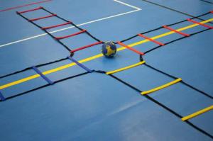 Kombinierbare Agility-Leitern - 4 miteinander kombinierbare 4m-Leitern