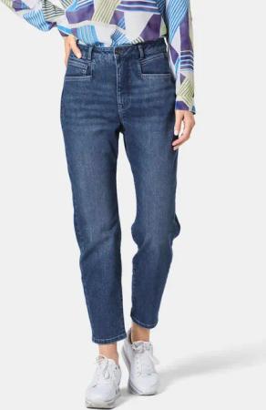 Komfort-Fit-Jeans SARA aus Soft-Denim - marine - Gr. 27 von Goldner Fashion