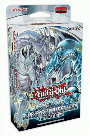 Konami Sammelkarte Yu Gi Oh! Saga of Blue Eyes White Dragon Struktur Deck