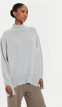 Kontatto Rollkragenpullover 3M0241 Grau Regular Fit