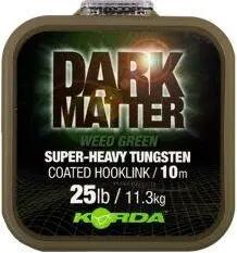 Korda Dark Matter Tungsten Coated Hooklink Weed Green