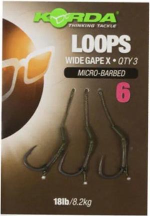 Korda Loop Rig DF Wide Gape 18LB