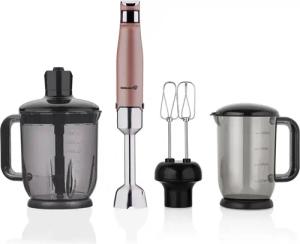 Korkmaz Performix Mega Mixer-Set in Rosegold 1000W Edelstahl 18/10