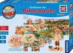 Kosmos Puzzle Wissenspuzzle WAS IST WAS Junior Entdecke die Dinosaurier, Puzzleteile